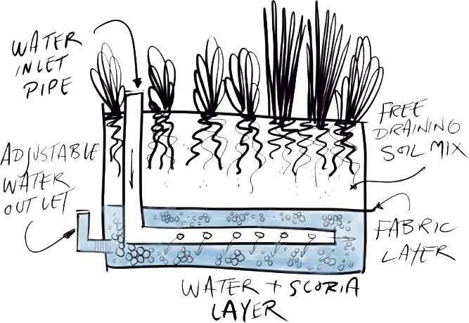 Wicking Bed Diagram